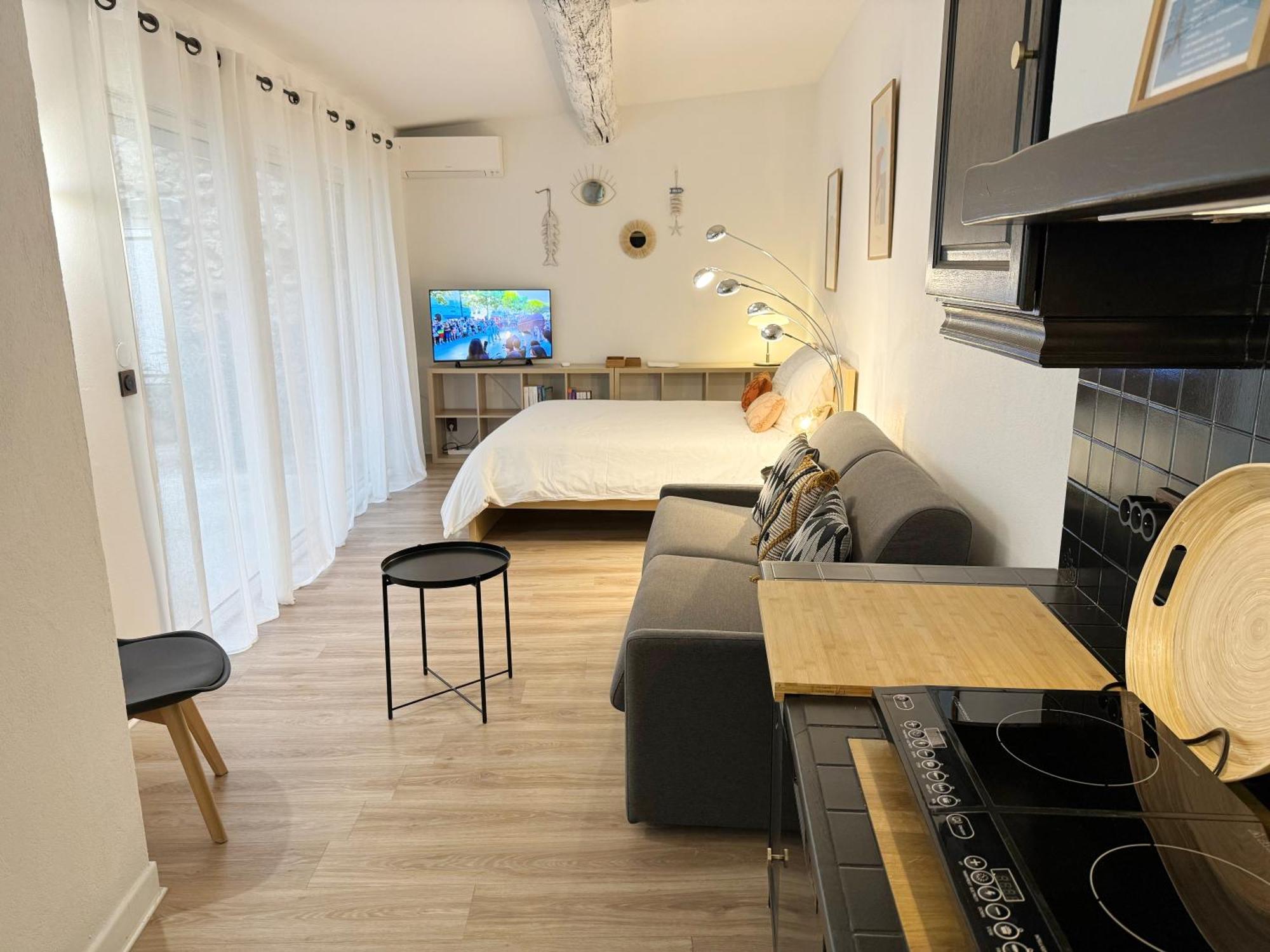 Charmant Studio Climatise A 200M De La Plage Мезе Экстерьер фото